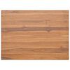 vidaXL Wand-Badschrank 60x45x30 cm Teak Massivholz