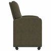 vidaXL Esszimmerst&uuml;hle mit Rollen 2 pcs Armeegr&uuml;n 57 x 67 x 95 cm