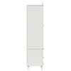 vidaXL Kreidetafel Kleiderschrank mit T&uuml;r ROROS Wei&szlig; 90 x 45 x 180 cm
