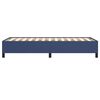 vidaXL Bettgestell ohne Matratze Blau 90x190 cm Stoff