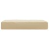 vidaXL Palettenkissen Beige 60x60x8 cm Oxford-Gewebe