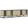vidaXL TV-Schrank Sonoma-Eiche 160x35x41 cm Holzwerkstoff und Metall