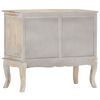 vidaXL Sideboard Grau 80x35x70 cm Mango Massivholz