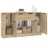 vidaXL Sideboards 3 Stk. Sonoma-Eiche Holzwerkstoff