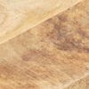 vidaXL Tischplatte Massivholz Mango 15-16 mm 90x70 cm