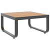 vidaXL 4-tlg. Garten-Ecksofa-Set mit Auflagen Aluminium und WPC