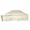 vidaXL Palettenkissenset 2 pcs Creme 180 x 40 x 8 cm Oxford-Stoff