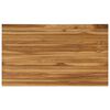 vidaXL Tischplatte 120 x 70 x 3,5 cm Rechtwinklig Massives Teakholz