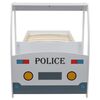 vidaXL Polizeiauto-Kinderbett mit Matratze 90x200 cm 7 Zone H2