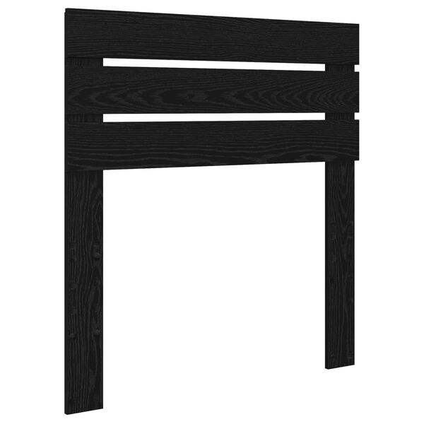 vidaXL Kopfteil Schwarz Eichen-Optik 80 cm Holzwerkstoff