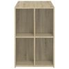 vidaXL Schreibtisch Sonoma-Eiche 102x50x75 cm Holzwerkstoff