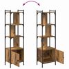 vidaXL B&uuml;cherregal Altholz 44,5 x 30 x 154,5 cm Holzwerkstoff