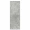 vidaXL H&auml;ngeschrank mit T&uuml;r 2 pcs Betongrau und Wei&szlig; 30 x 31 x 80 cm