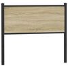 vidaXL Ersatz-Kopfteil Sonoma-Eiche 107 cm Holzwerkstoff und Stahl