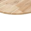 vidaXL Tischplatte Rund &Oslash;50x2 cm Massivholz Akazie