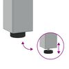 vidaXL Werkbank-Set mit Regal 2 pcs Schwarz und Grau 200 x 55 x 85 cm