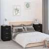 &nbsp;vidaXL Nachttische 2 Stk. Schwarz 40x40x75 cm Massivholz Kiefer