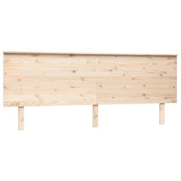 vidaXL Bett-Kopfteil 204x6x82,5 cm Massivholz Kiefer