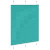 vidaXL Plissee Petrolgr&uuml;n 105x100 cm Stoffbreite 104,4 cm Polyester