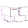 vidaXL Couchtisch R&auml;uchereiche 55x55x36,5 cm Holzwerkstoff