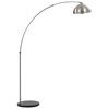 vidaXL Bogenlampe 60 W Silbern E27 170 cm