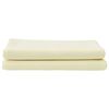 vidaXL Markisen-Ersatzstoff Creme 10 x 1,6 m Stoff