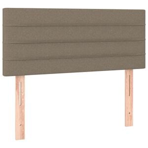 vidaXL Kopfteil Taupe 100x5x78/88 cm Stoff