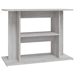 vidaXL Aquariumst&auml;nder Grau Sonoma 80 x 35 x 60 cm Holzwerkstoff