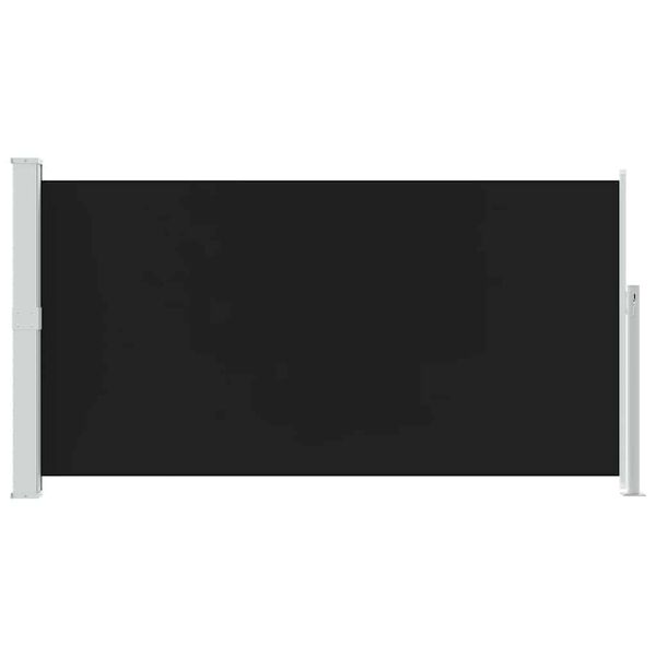vidaXL Seitenmarkise 160x300 cm Schwarz