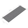 vidaXL 3-Sitzer-Gartenbank mit Auflage 150 cm Grau Eukalyptusholz