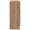 vidaXL B&uuml;cherschrank Artisan-Eiche 82,5x30,5x80 cm Holzwerkstoff