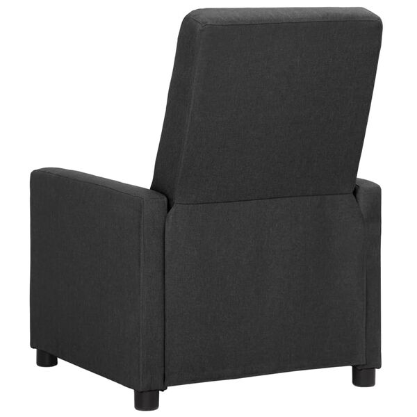 vidaXL Relaxsessel Dunkelgrau Stoff