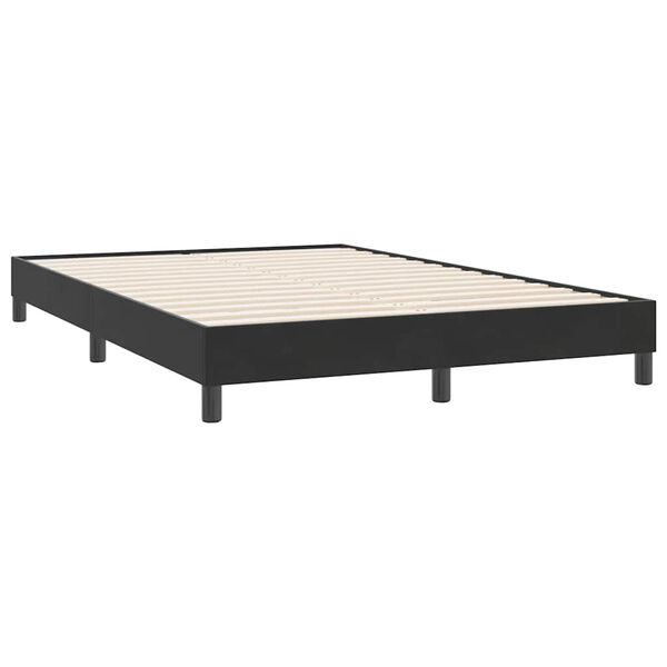 vidaXL Bettgestell ohne Matratze Schwarz 160x220 cm Samt