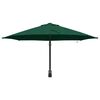 vidaXL Garten-Sonnenschirm Gr&uuml;n 248 x 248 x 148 cm Polyester und Stahl
