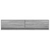 vidaXL TV-Wandschrank mit LED Grau Sonoma 180x31x38 cm