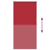 vidaXL Verdunkelungsrollo Rot 85x175 cm Stoffbreite 80,7 cm Polyester