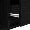 vidaXL TV-Schr&auml;nke 2 Stk. Schwarz Eichen-Optik 100x31x25,5 cm