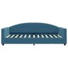 vidaXL Tagesbett mit Matratze Blau 100x200 cm Samt