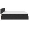 vidaXL Ottoman-Bett mit Matratzen Schwarz 160x200 cm Samt
