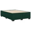 vidaXL Bettgestell ohne Matratze Dunkelgr&uuml;n 140x190 cm Samt
