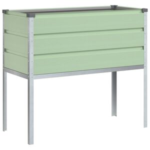 vidaXL Pflanzk&uuml;bel Pastellgr&uuml;n 100 x 45 x 90 cm Verzinkter Stahl