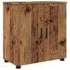 vidaXL Badezimmerm&ouml;bel-Set 4 pcs Altholz Holzwerkstoff & Metall