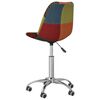 vidaXL Esszimmerst&uuml;hle 4 Stk. Drehbar Patchwork Stoff