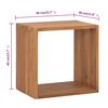 vidaXL Nachttisch 40x30x40 cm Teak Massivholz