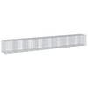 vidaXL Gabione mit Deckel 850x100x100 cm Verzinktes Eisen