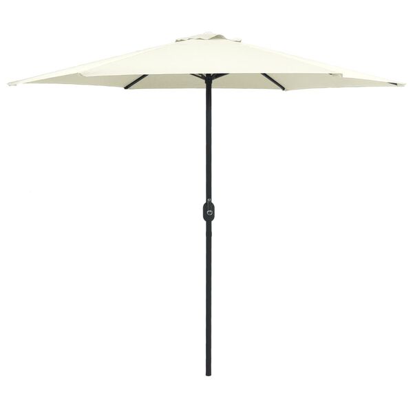 vidaXL Sonnenschirm mit Aluminium-Mast 270x246 cm Sandwei&szlig;