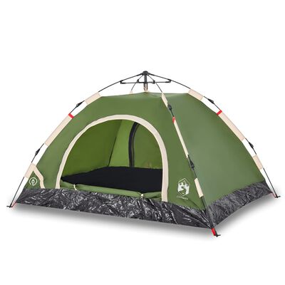 vidaXL Campingzelt 2 Personen Grün Quick Release