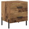vidaXL Nachttisch Altholz 40 x 35 x 47,5 cm Holzwerkstoff