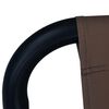 vidaXL Gartenbett Braun 200 x 90 cm Stahl