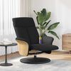 vidaXL Massage Relaxsessel Schwarz 79 x 87 x 104.5 cm Stoff